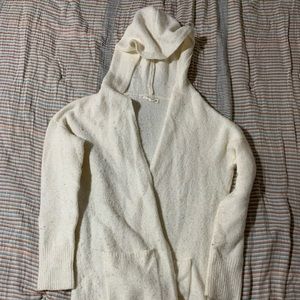 Garage hooded teddy sweater